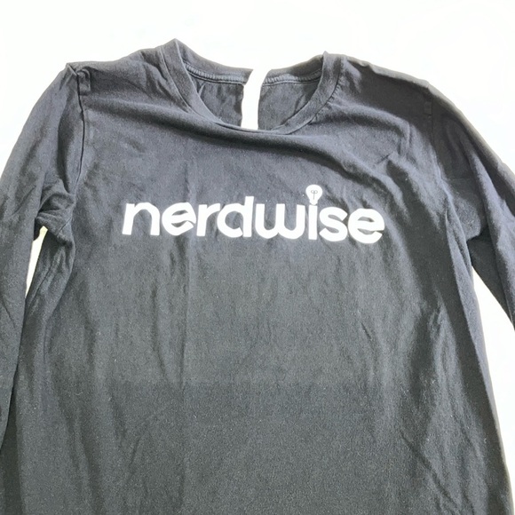 Nerdwise statement Bella Canvas cotton Long Sleeve Tee - Picture 5 of 14